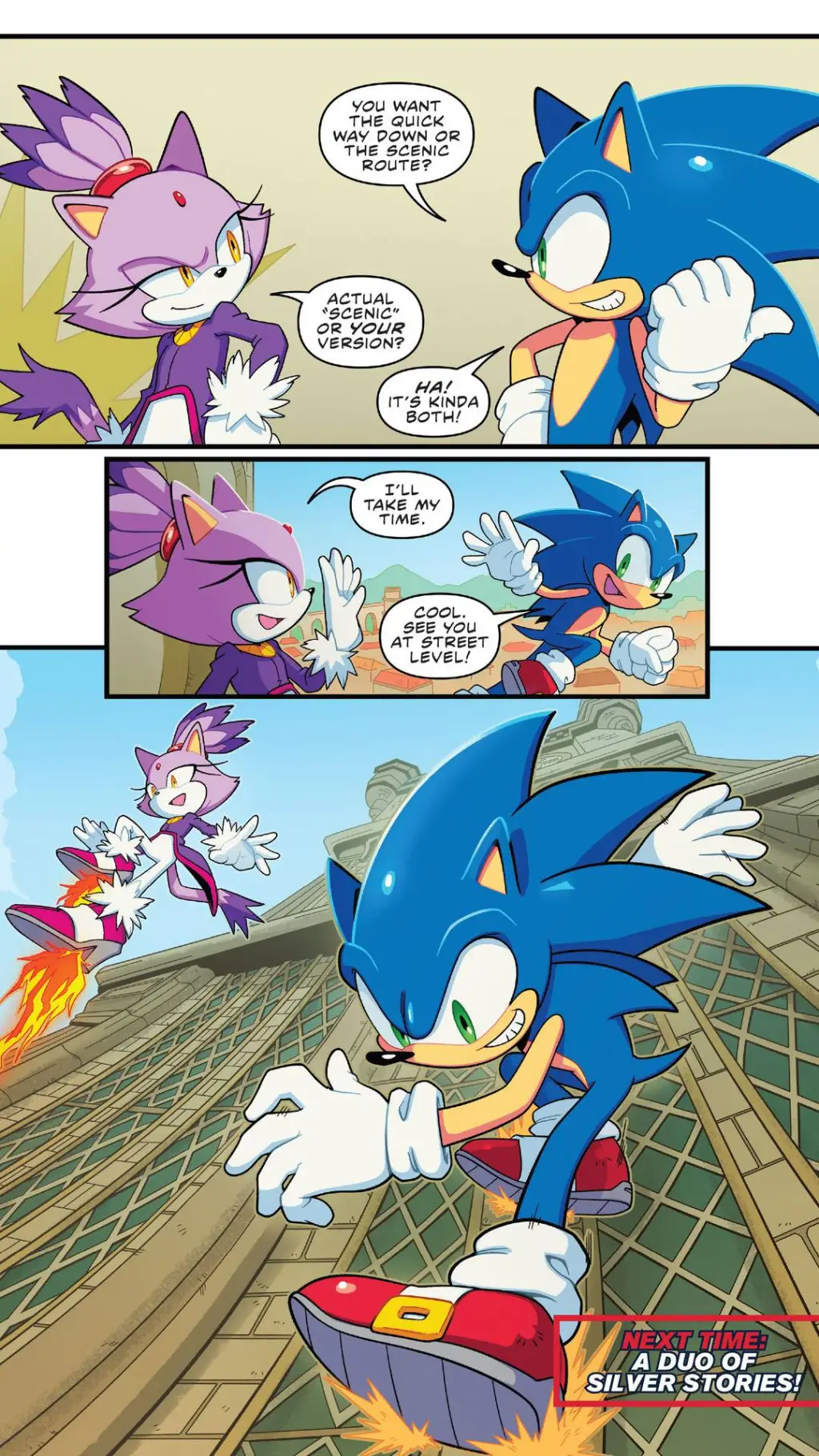 ai character: Sonic and Blaze background