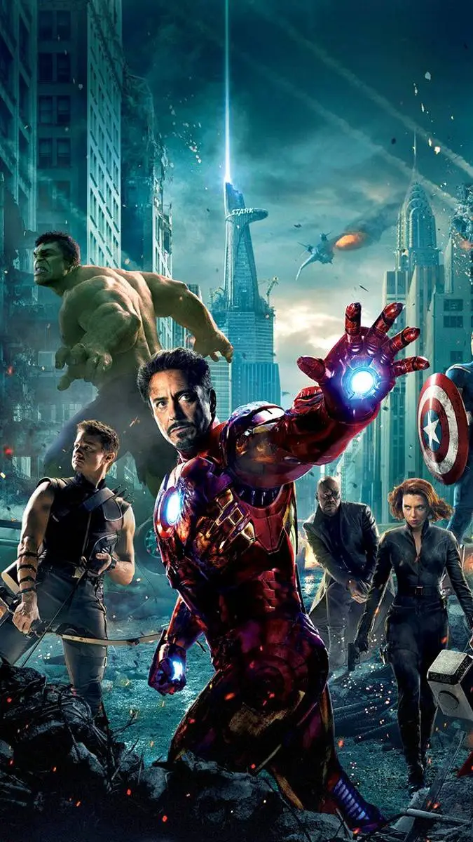 ai character: The Avengers background