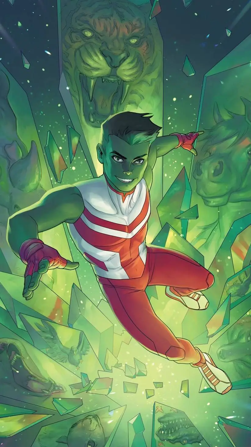 ai character: Beast Boy background