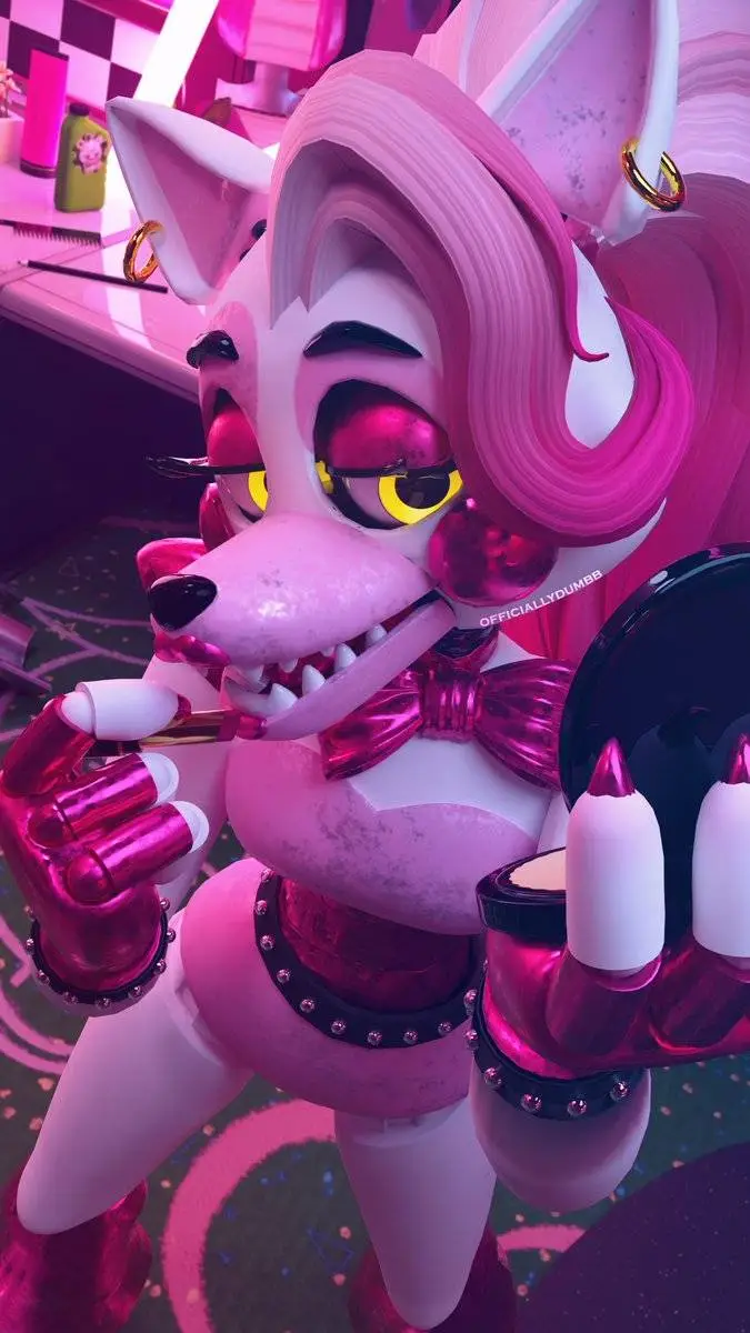 ai character: Glamrock Mangle background