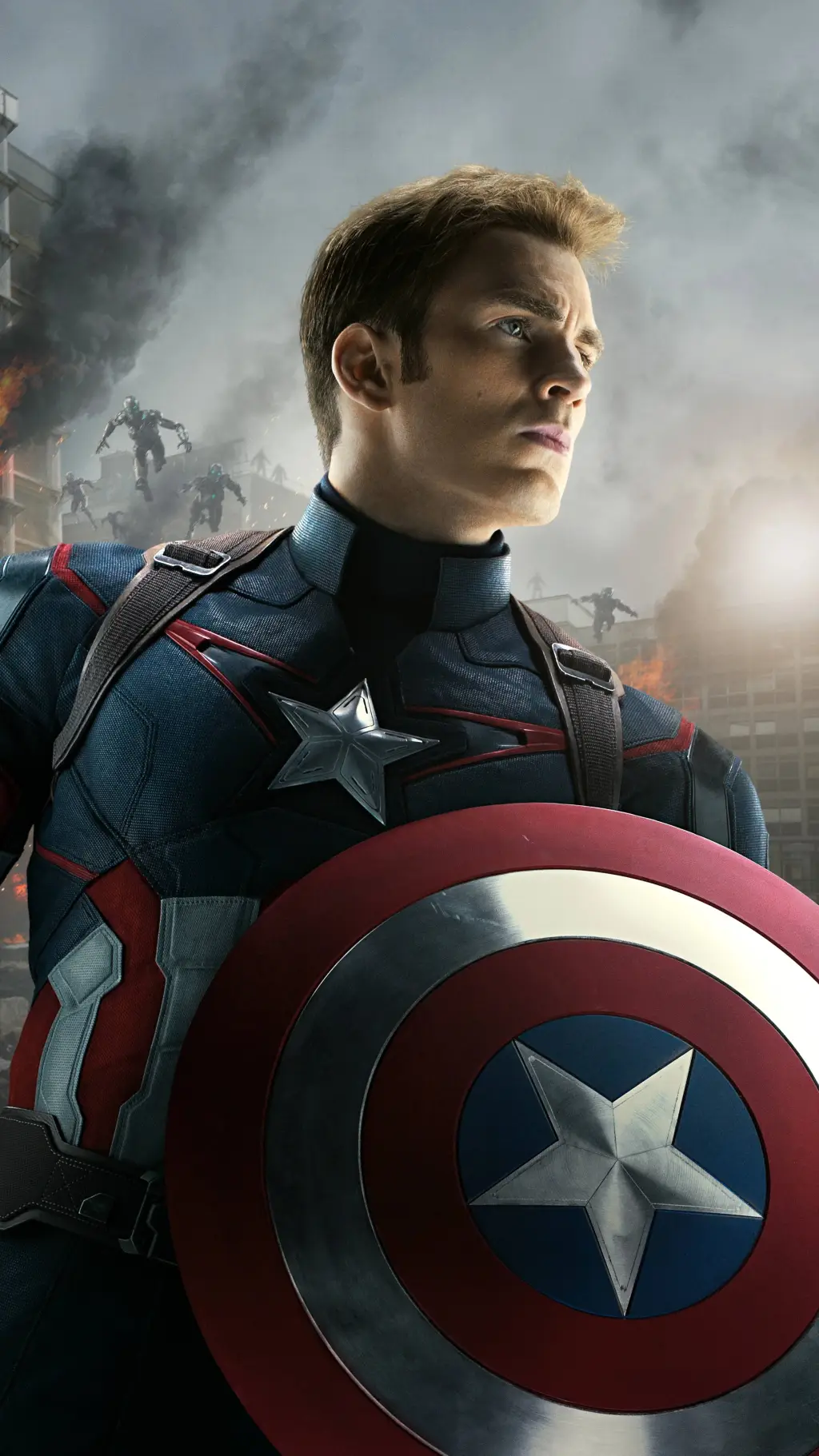 ai character: Captain America background