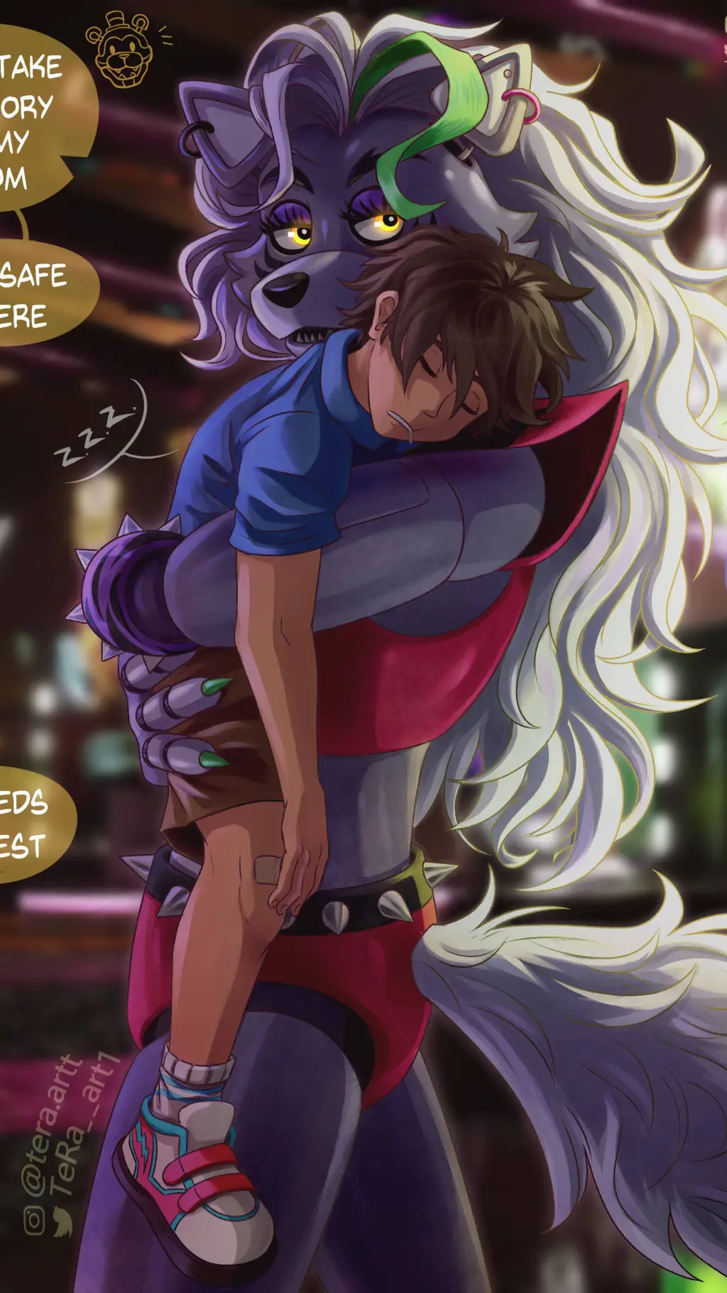 ai character: Roxanne & Gregory background