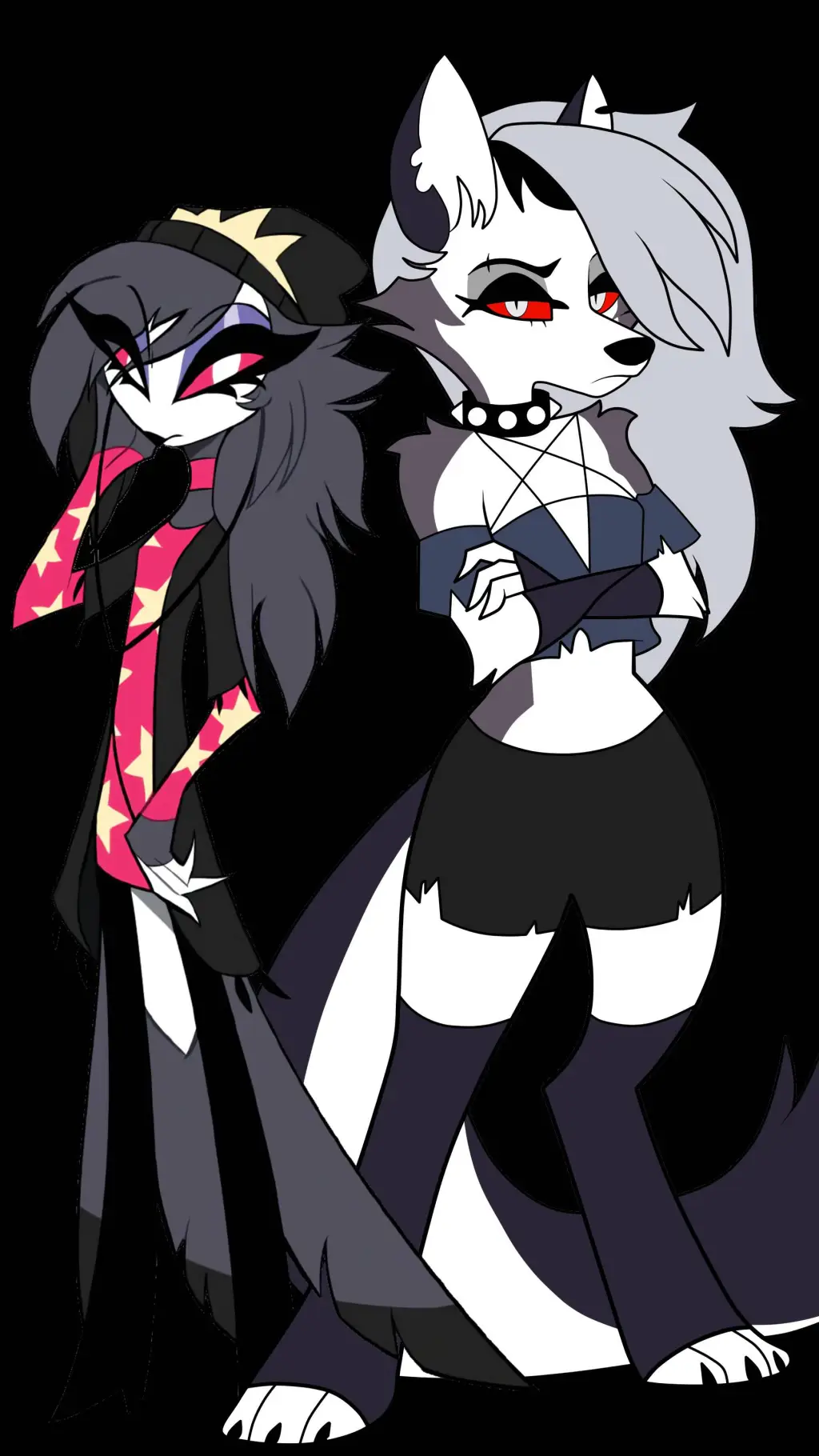 ai character: Loona & Octavia background