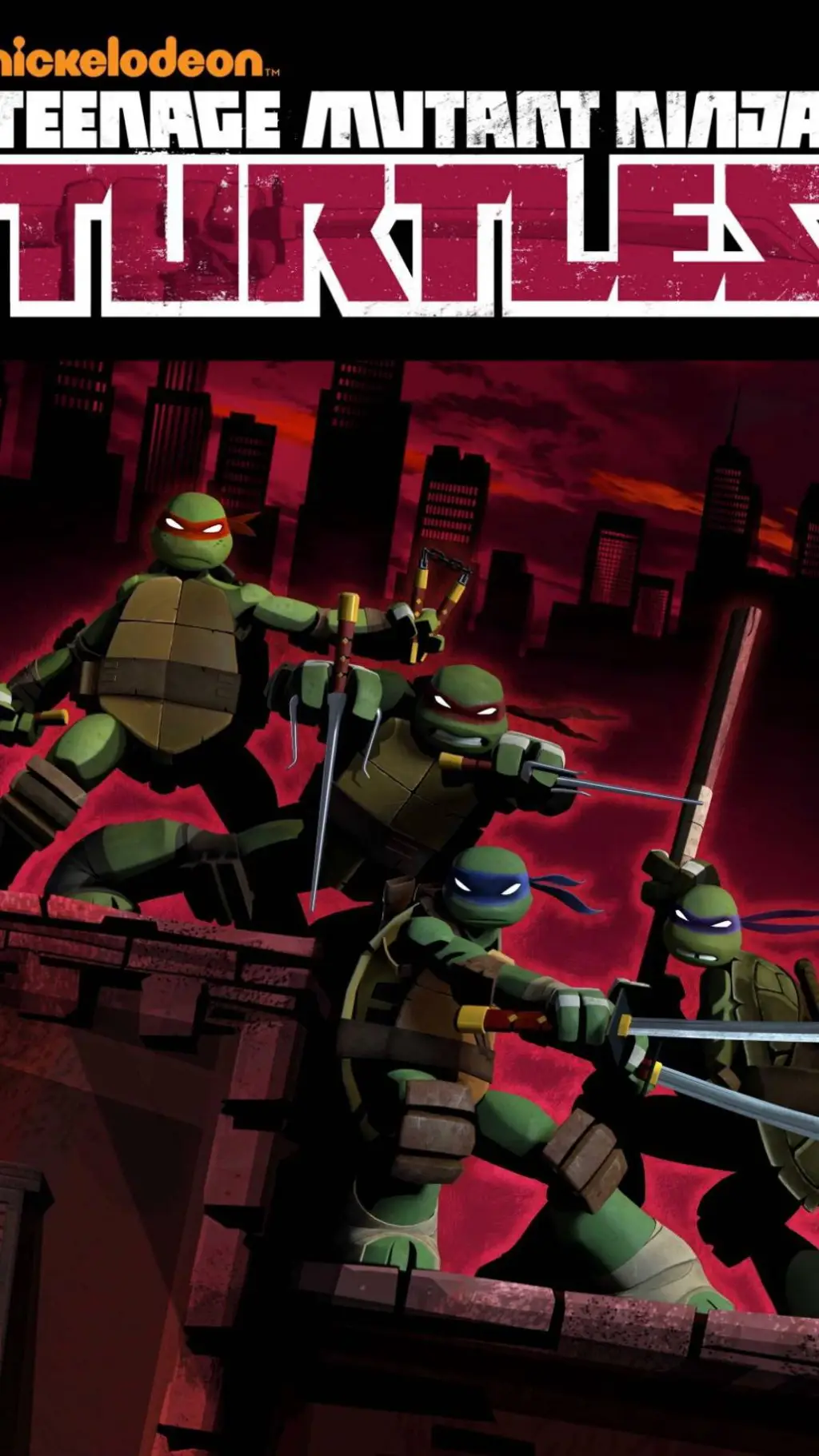 ai character: TMNT 2012 background