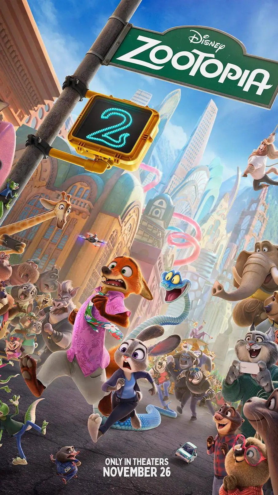 ai character: Zootopia 2 background