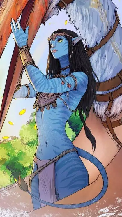 ai character: Neytiri background