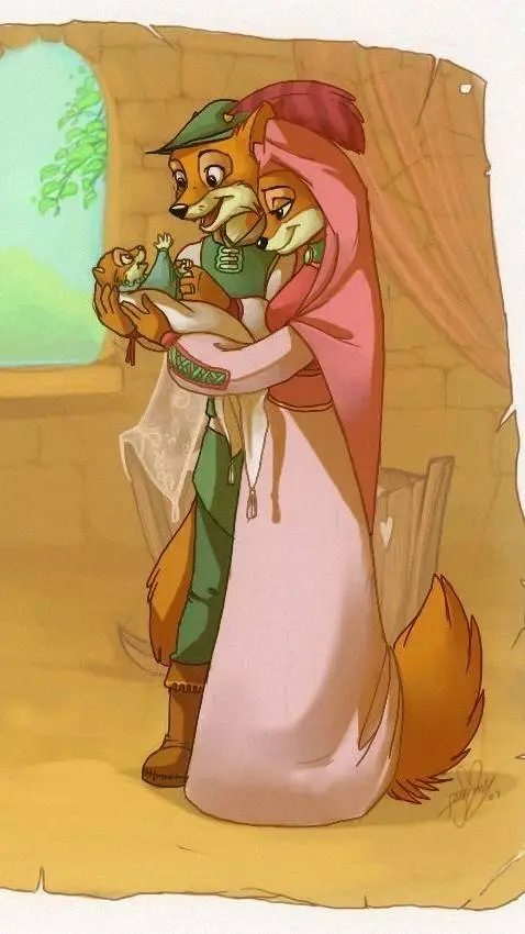 ai character: Robin x Marian background
