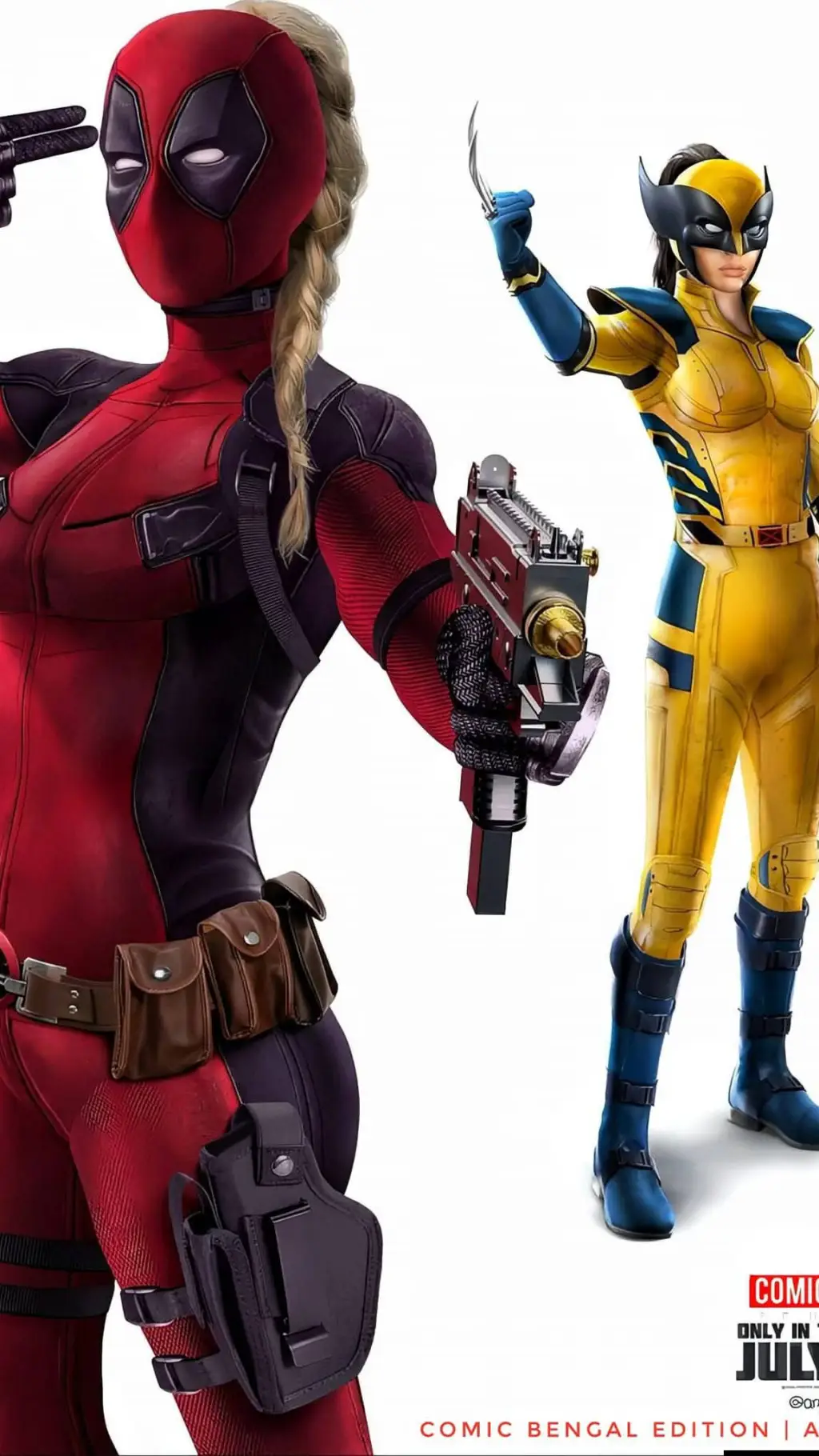 ai character: X-23 & Ladypool background