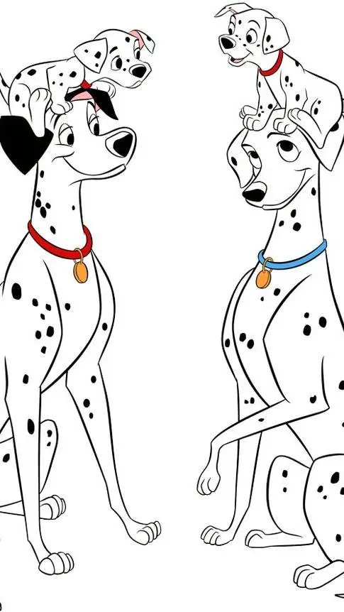 ai character: Pongo x Perdita background