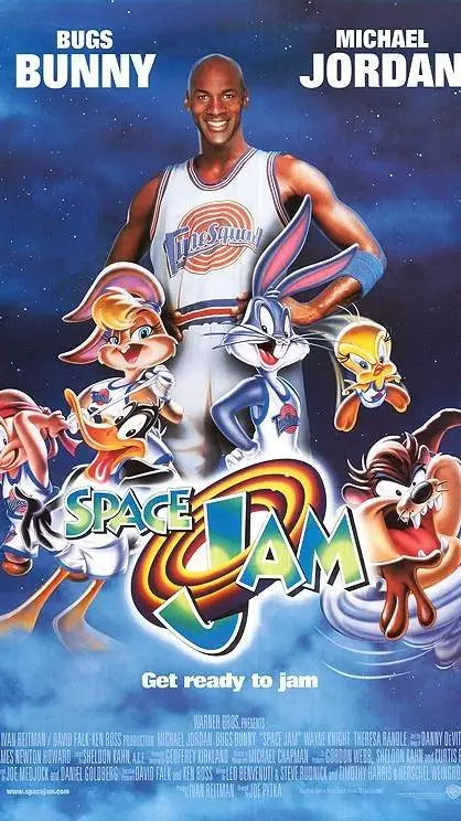 ai character: Space Jam 1996 background