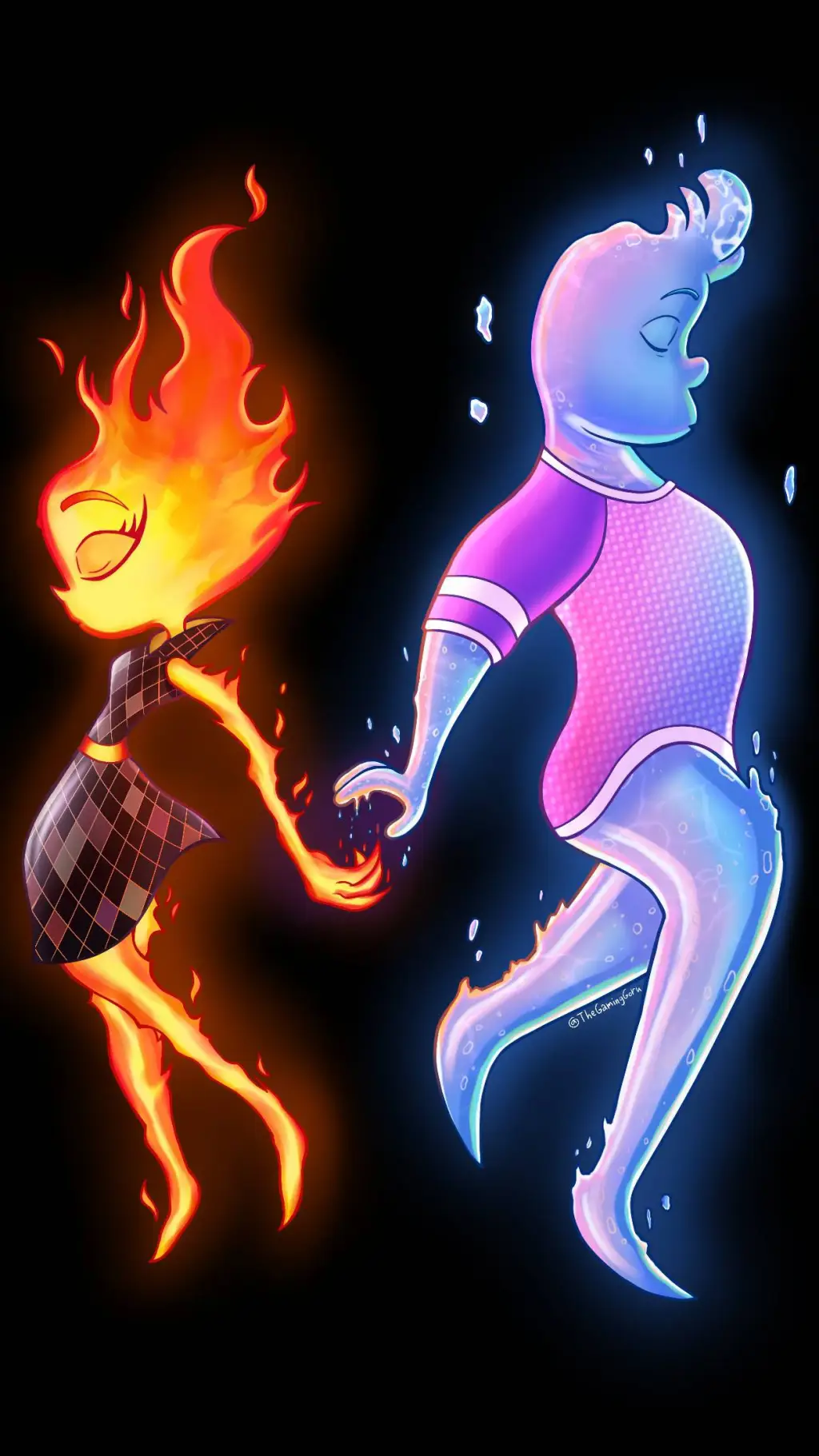ai character: Ember & Wade background