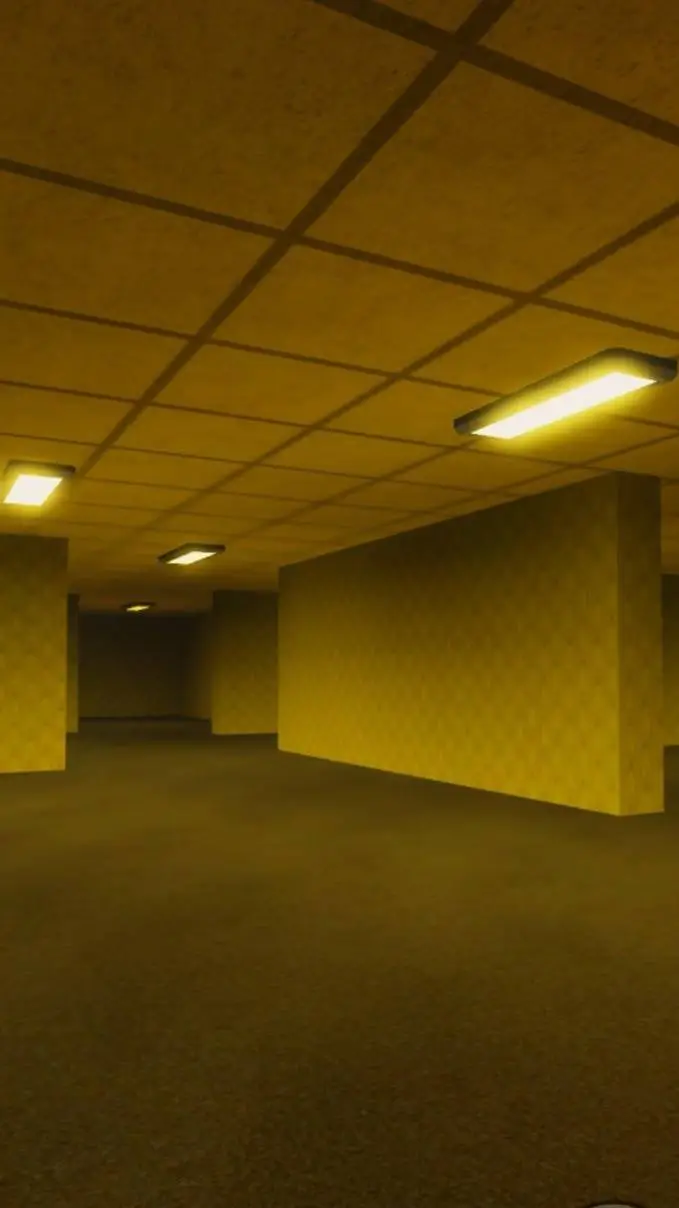 ai character: The Backrooms background