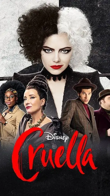 ai character: Cruella 2021 background