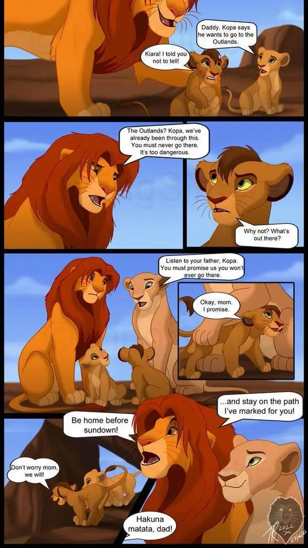ai character: TLK Simba's Family background