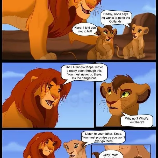 chat with ai character: TLK Simba's Family