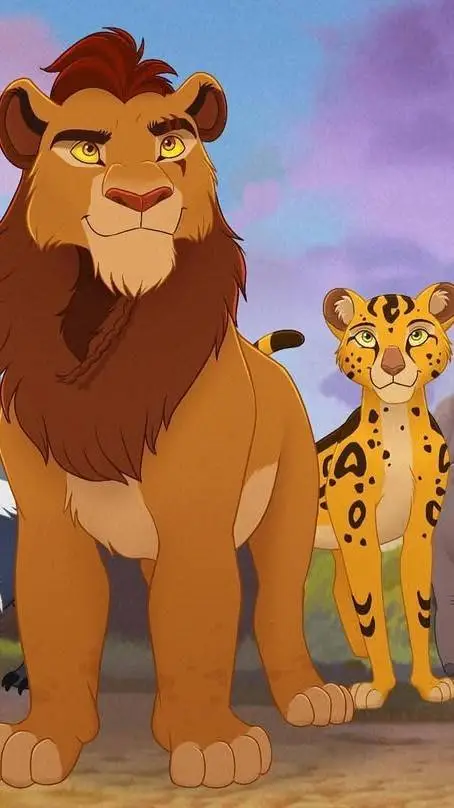 ai character: The lion Guard background