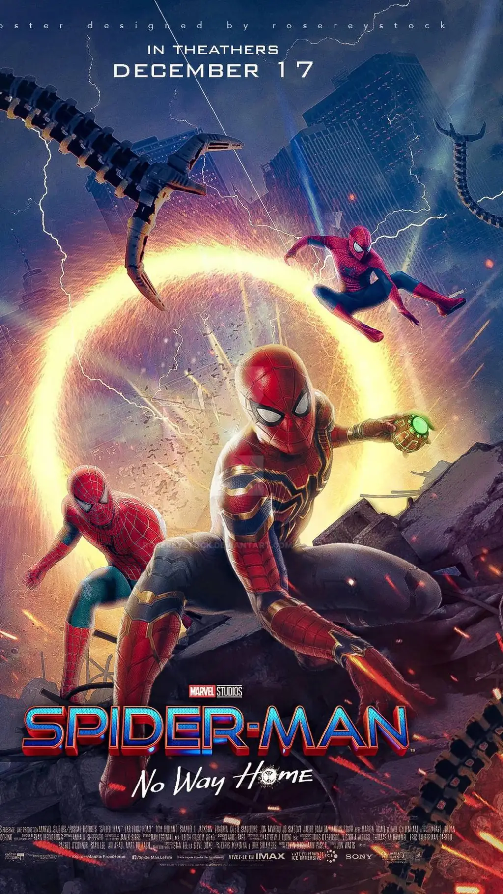 ai character: Spider-Man NWH background