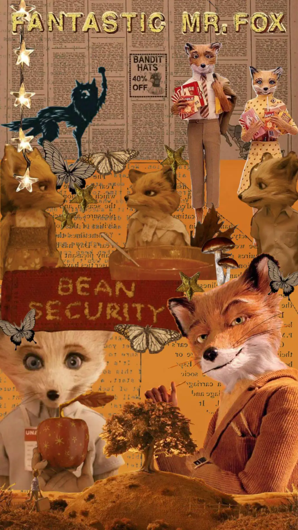 ai character: Fantastic Mr. Fox background