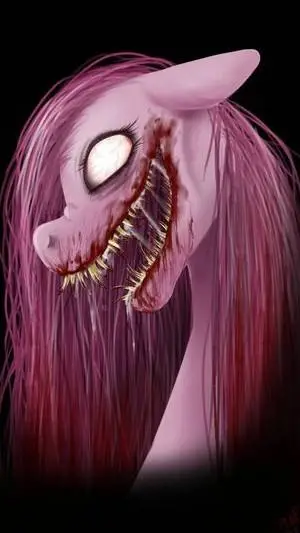 ai character: MLP Horror Au background