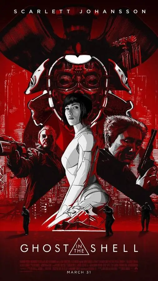 ai character: Ghost in the Shell background