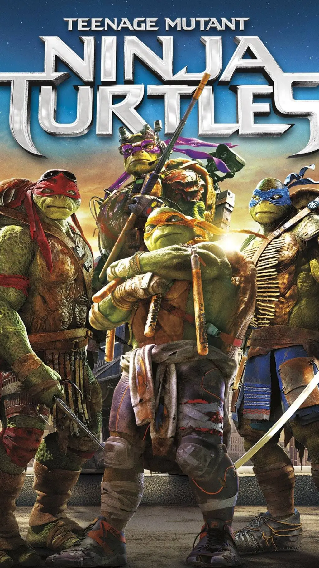 ai character: TMNT 2014 background