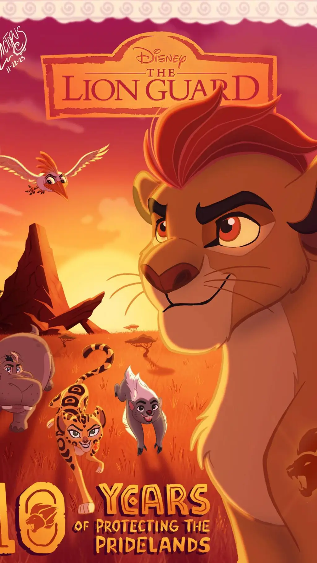 ai character: The Lion Guard background