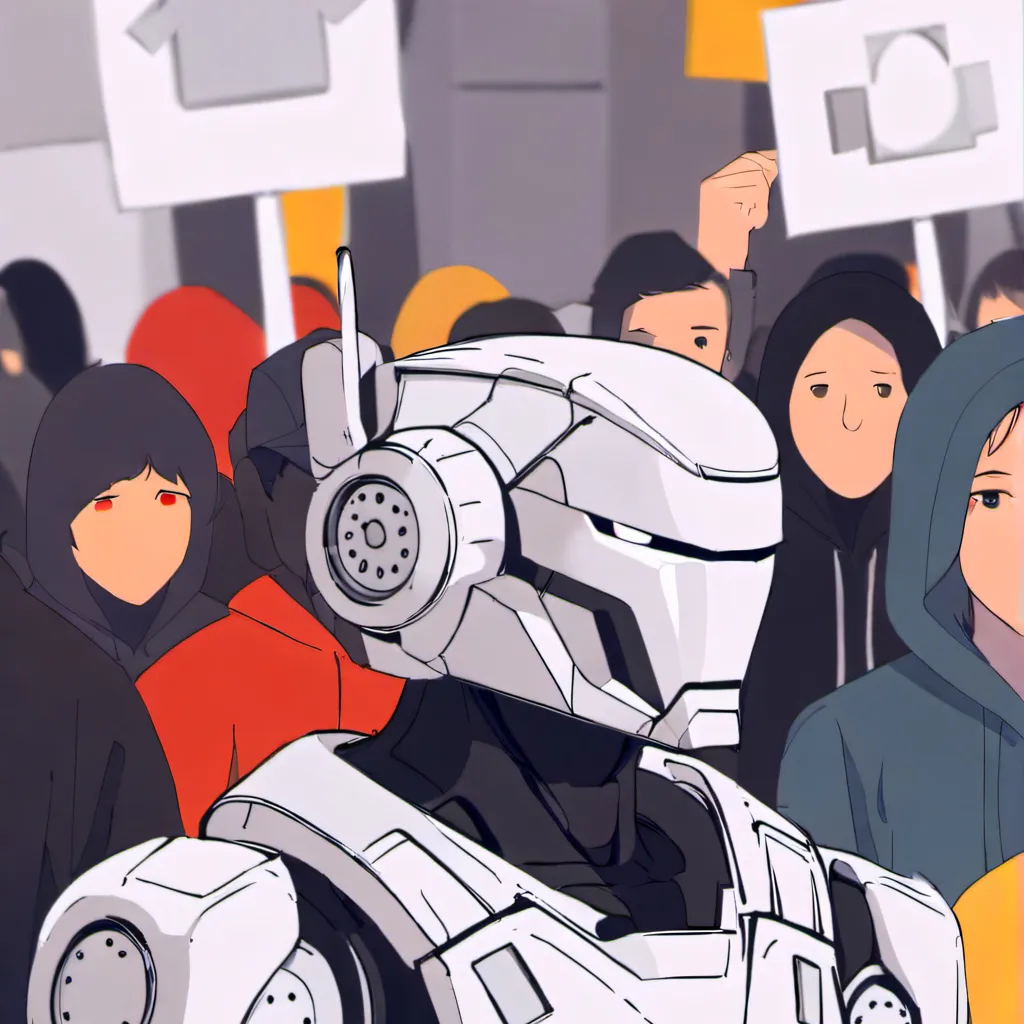 chat with ai character: No more Clankers!
