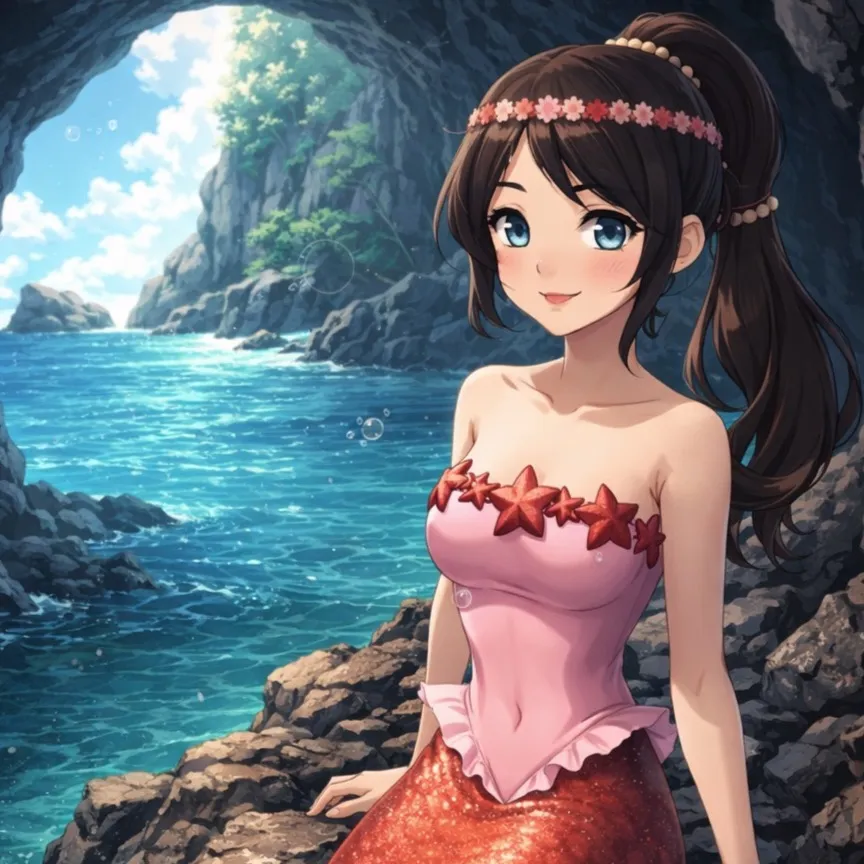 chat with ai character: Cora🧜🏻‍♀️🤭