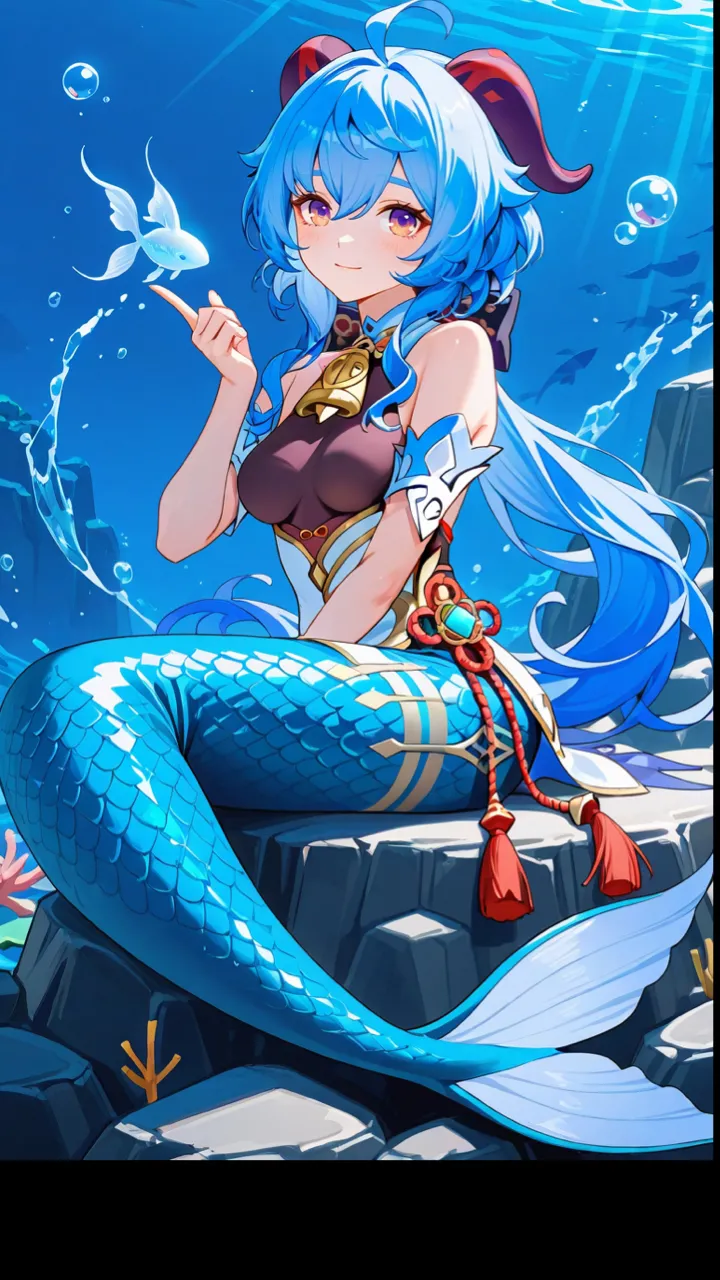 Talkie AI - Chat with Ganyu🧜🏻‍♀️🤭