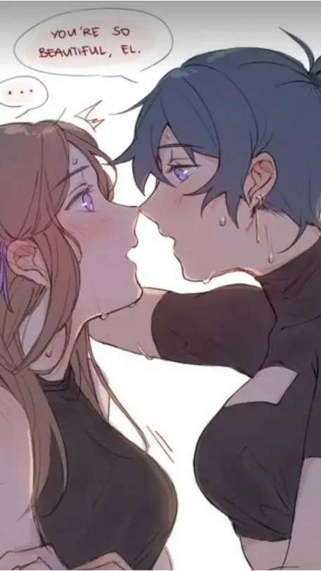 ai character: Lesbian couple  background