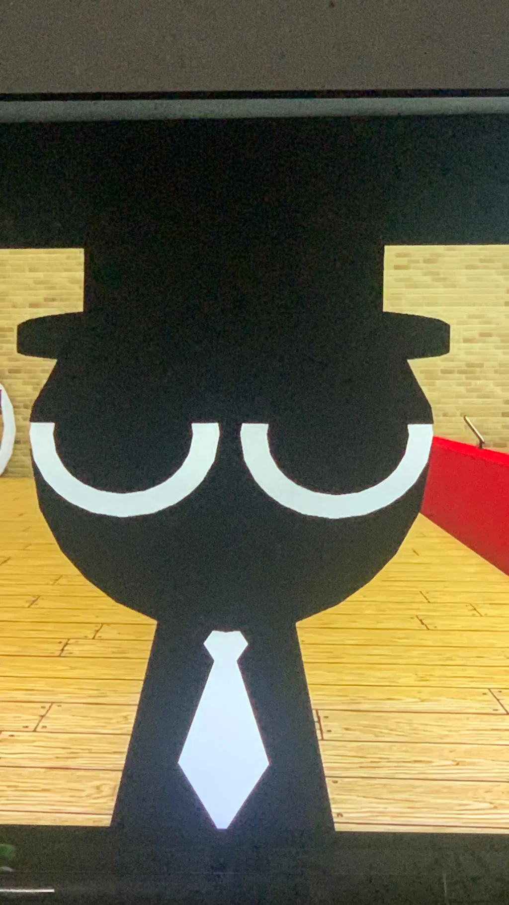 ai character: black  background