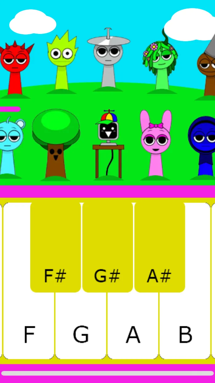 ai character: sprunki background