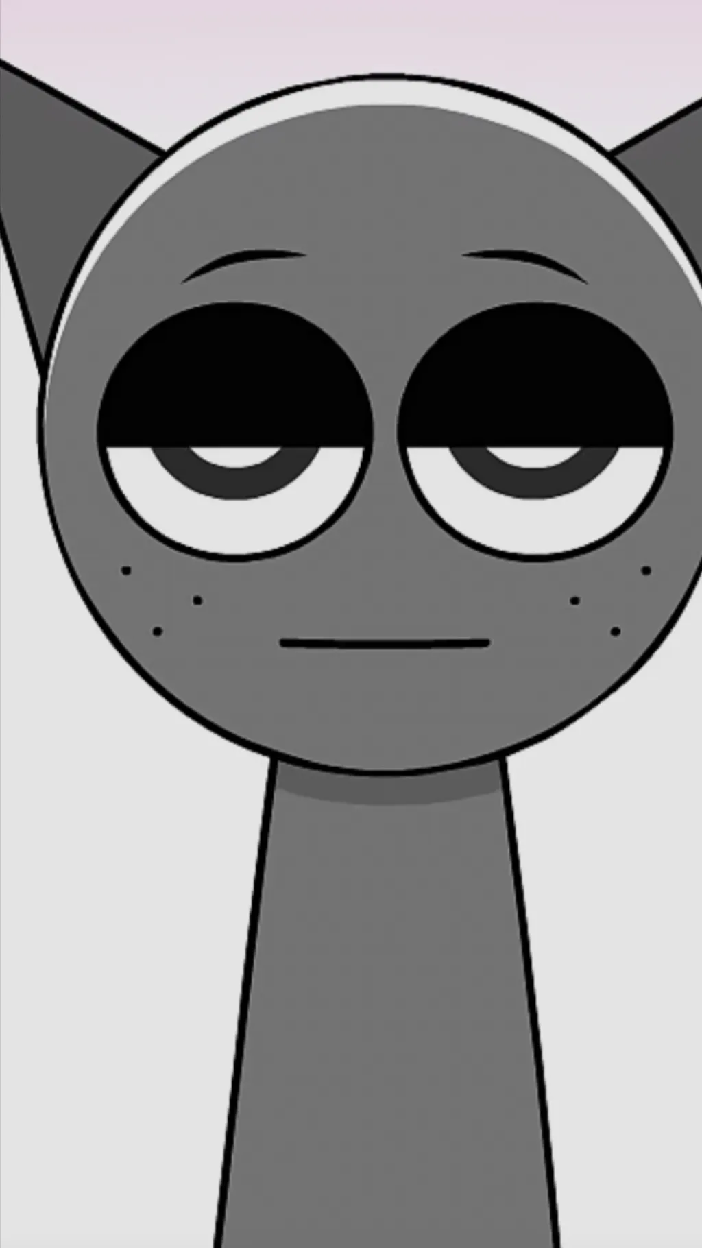 ai character: gray background