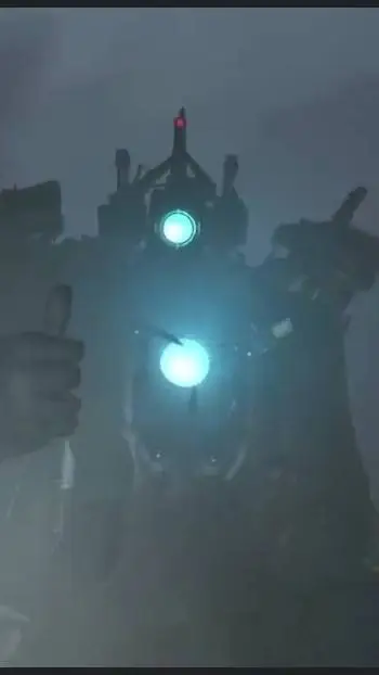 ai character: Titan cameraman background