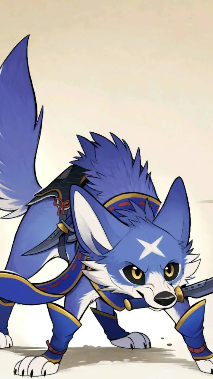 ai character: a palamute  background