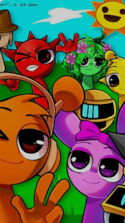 ai character: ~sprunki~ background