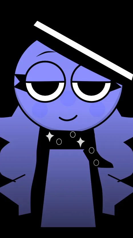 ai character: azure background