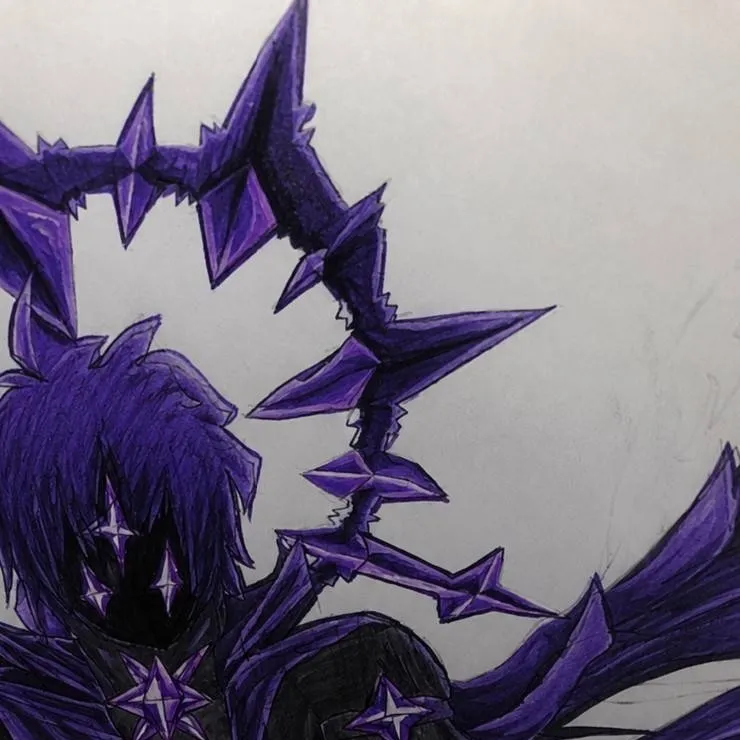 chat with ai character: purple space dude