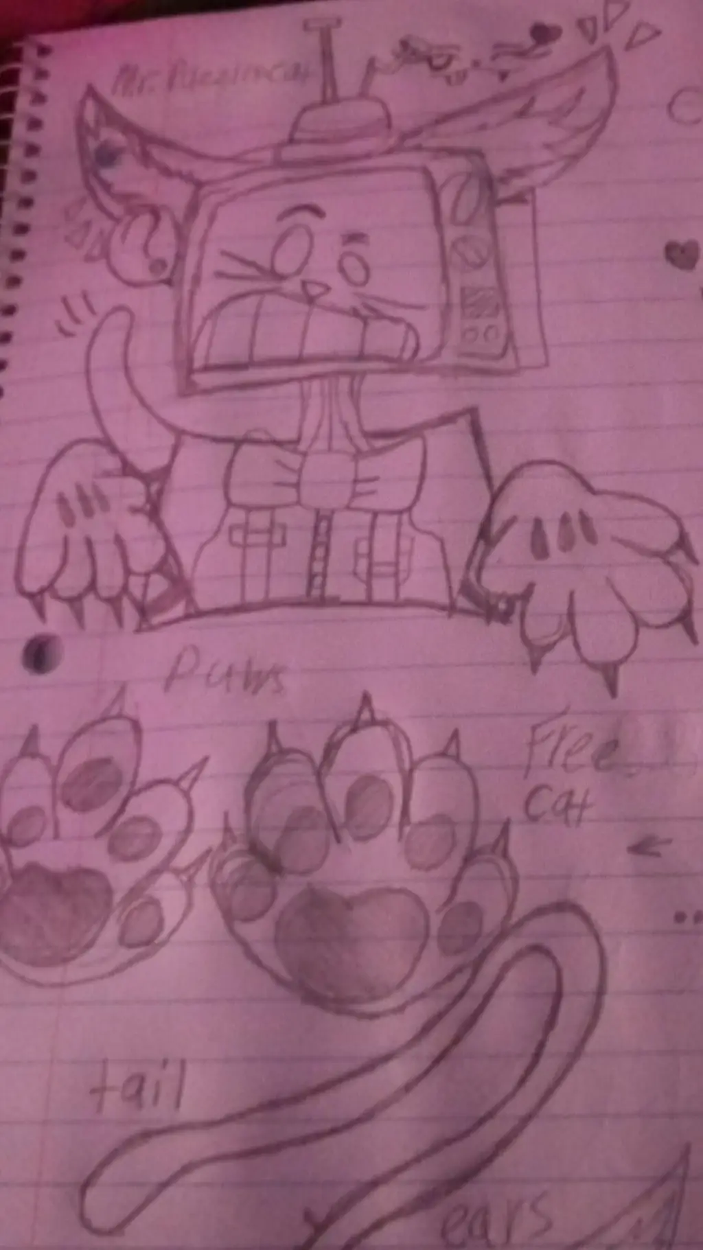 ai character: Mr puzzle art cat background