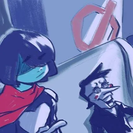 chat with ai character: "⛧deltarune⛧"