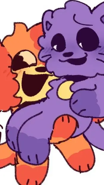 ai character: DogdayxCatnap background