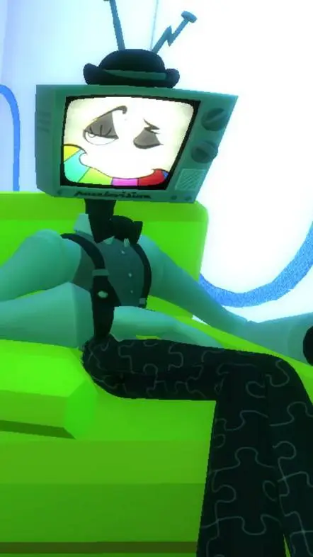 ai character: Mr.puzzles background