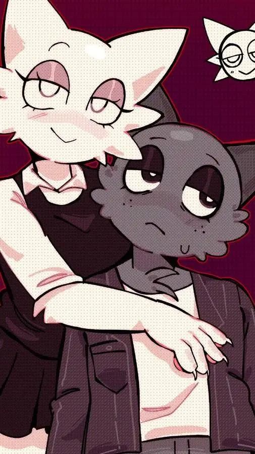 ai character: wenda × gray × u background