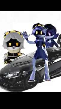 ai character: Murder drones CAR! background