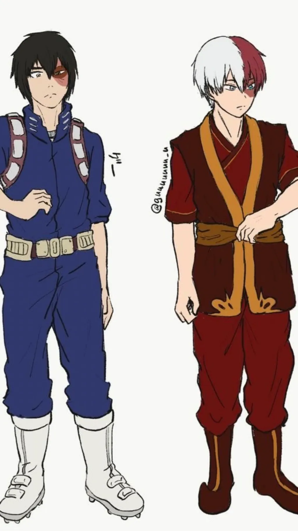 ai character: Shoto Todoroki 😍 background