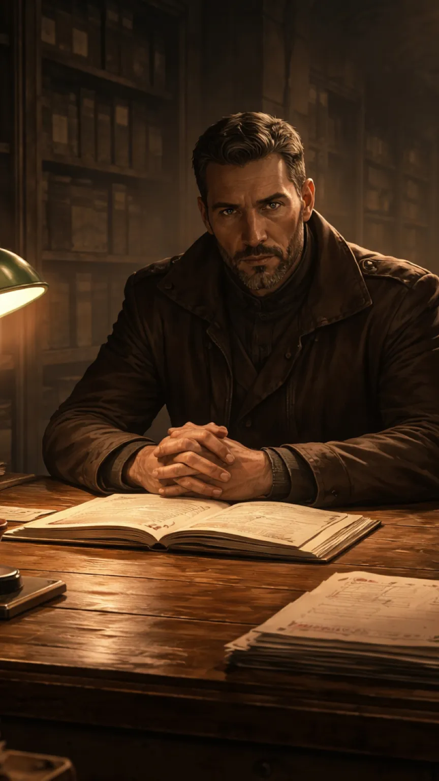 ai character: Director Marrow background