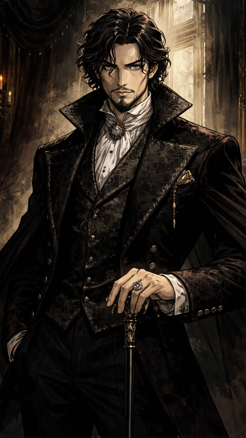 ai character: Evander Valleroy background