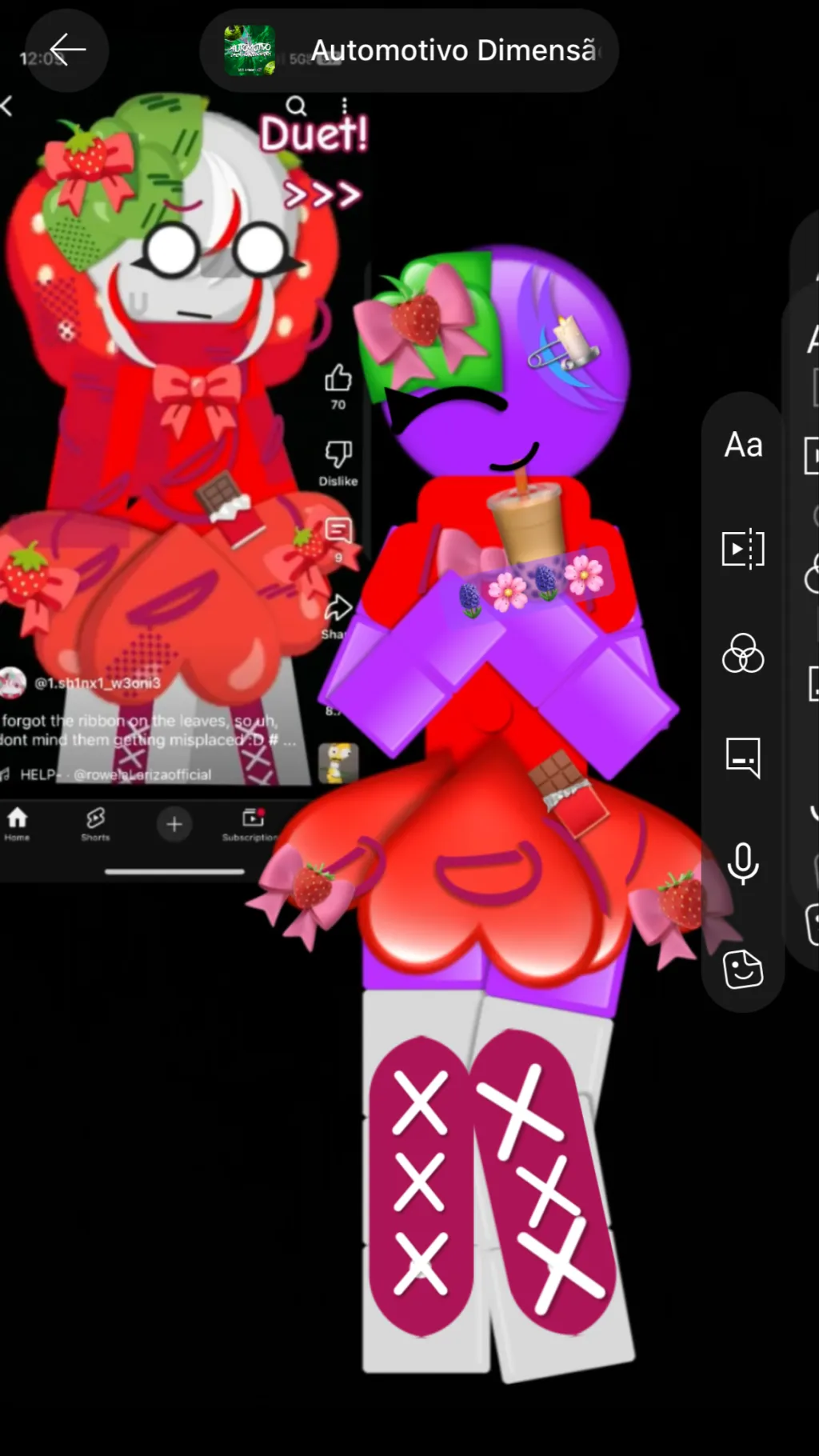 ai character: Candle background