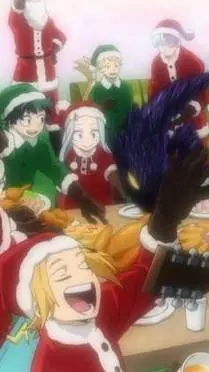 ai character: °Mha -Cristmas!° background