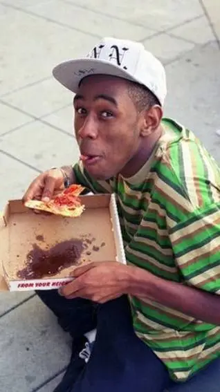 ai character: TYLER THE CREATOR! background